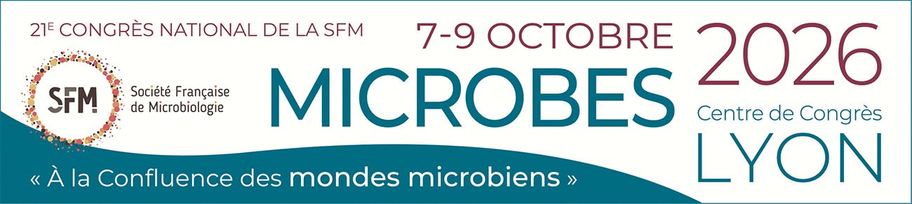 MICROBES Congrès SFM Lyon du 7 au 9 octobre 2026