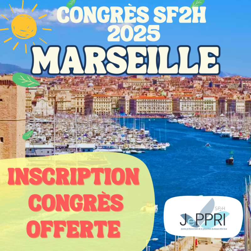 Vous souhaitez assister au congrès SF2H 2025 à Marseille ? Le JePPRI vous y emmène ! 