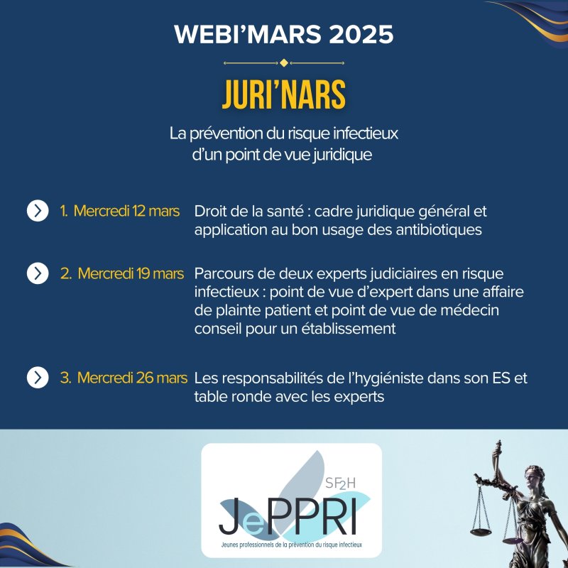 Les Juri'nars, infections nosocomiales & cadre juridique : quelles responsabilités ?