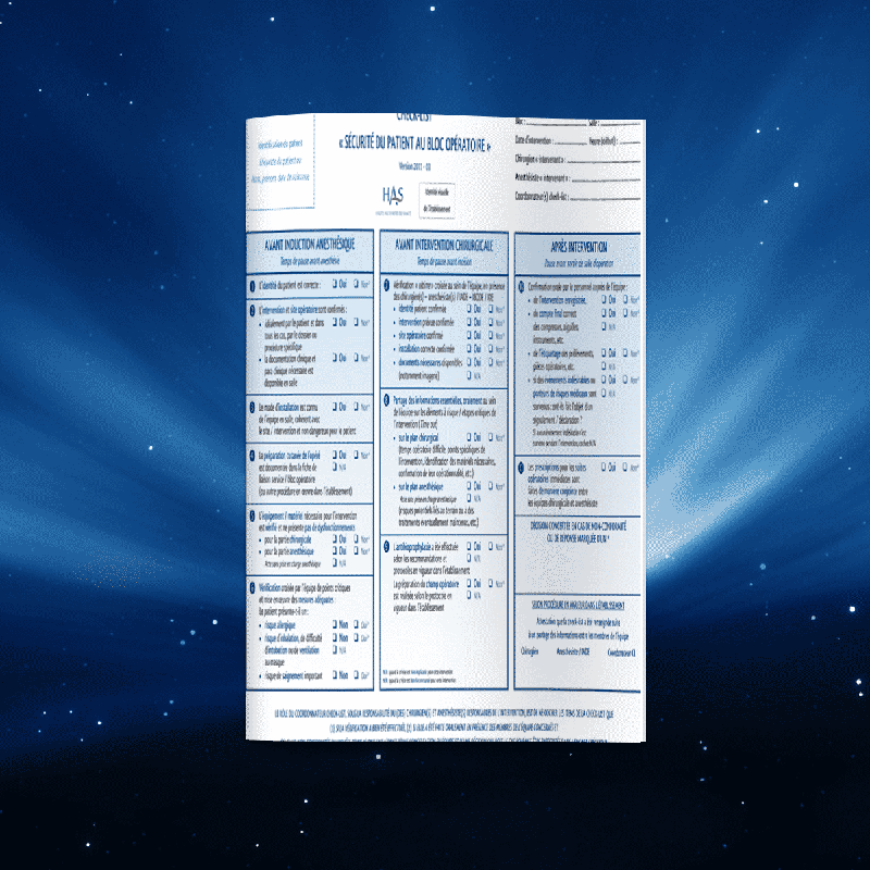 VERSION 2011 DE LA CHECK-LIST 