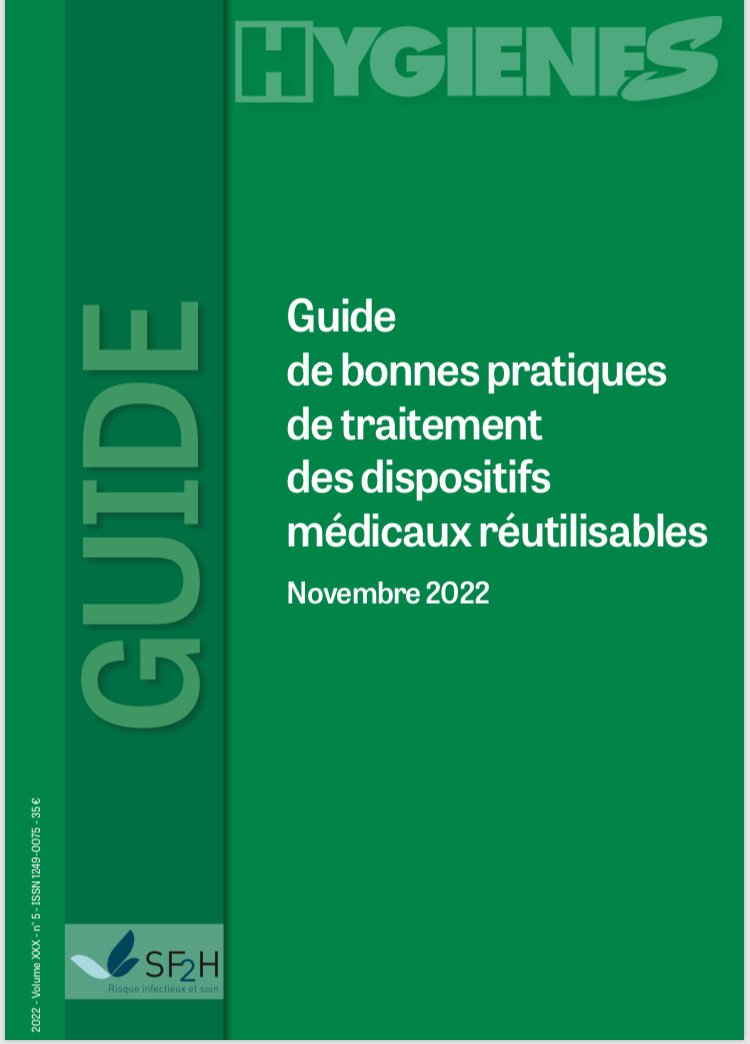 Guide traitement des DM réutilisables : actualisations de Sept 2023 